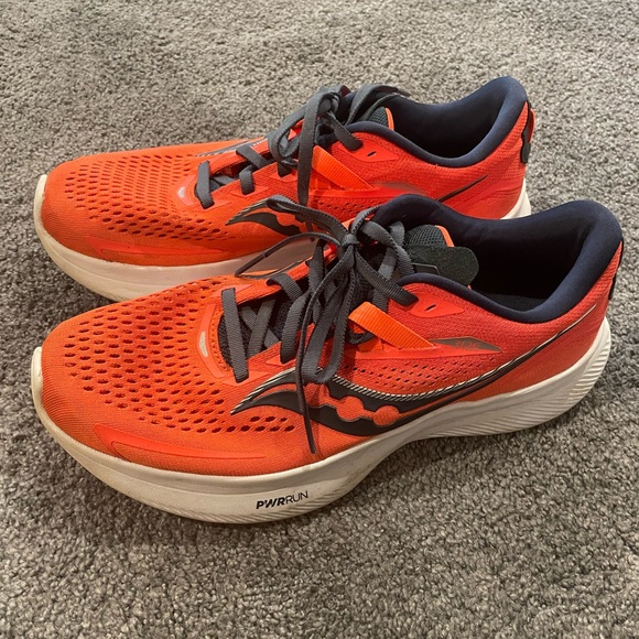 Women’s Saucony Vibrant Orange Ride 15 Sneakers in size 8.5 - Picture 4 of 7